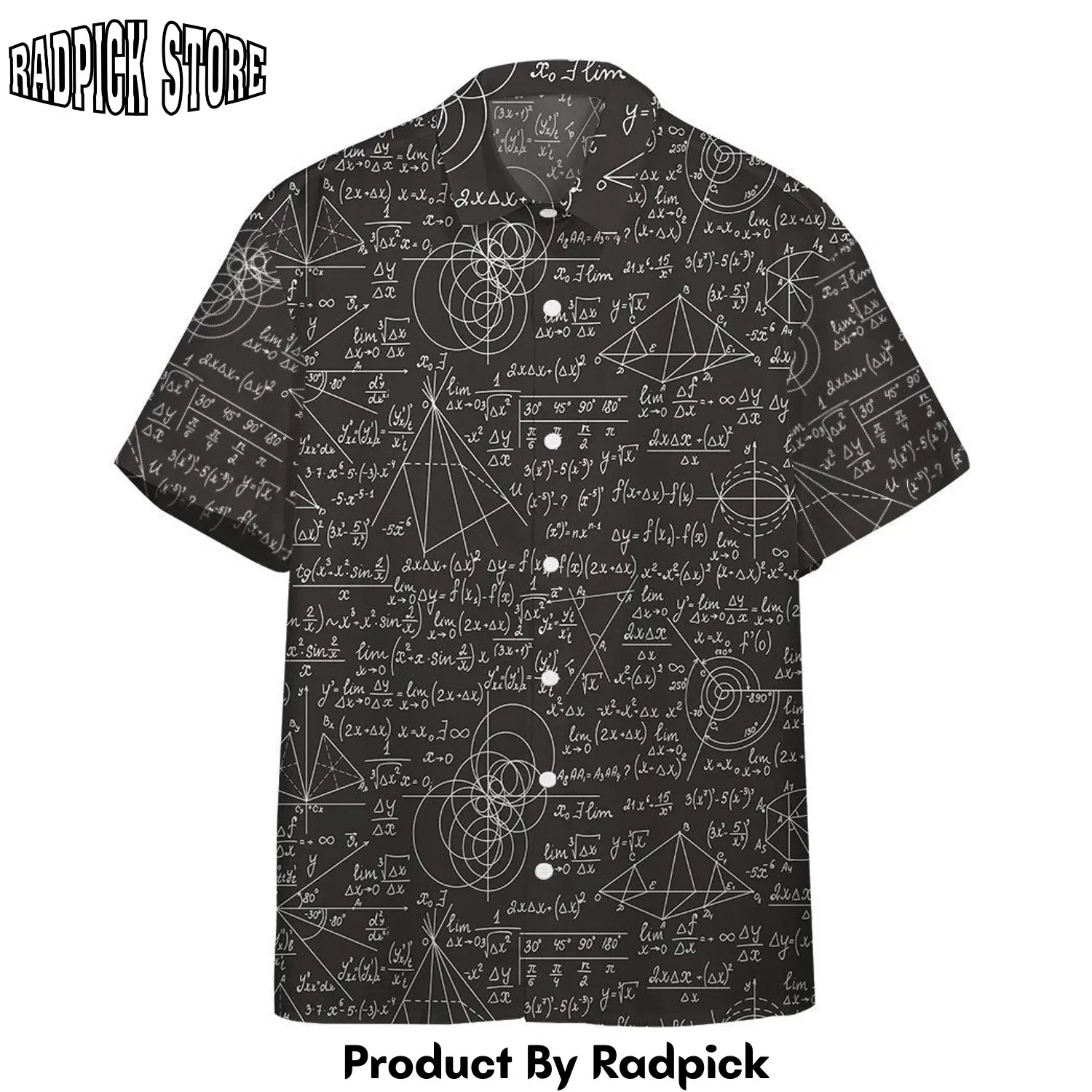 Radpick 3d math teacher hawaii shirt rp2921305